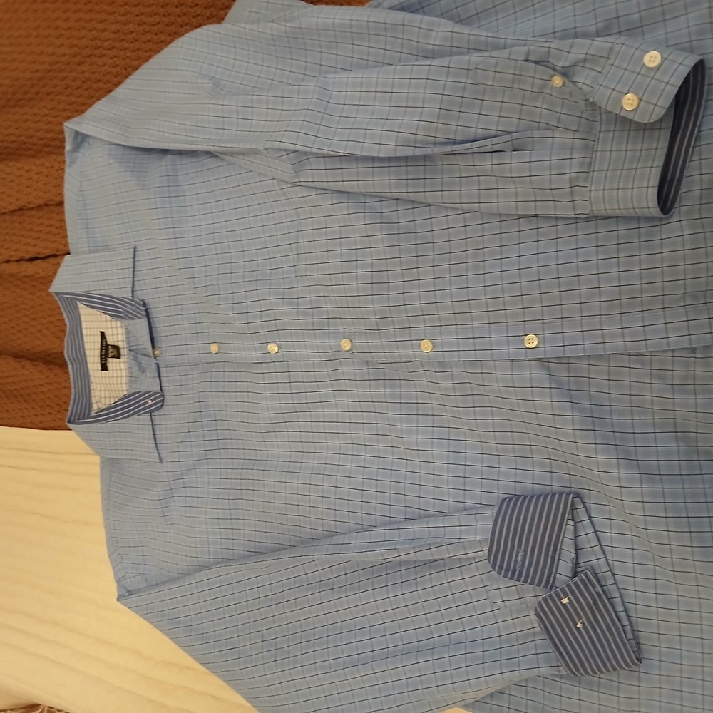 Van Heusen Blue Casual Button Down Shirt